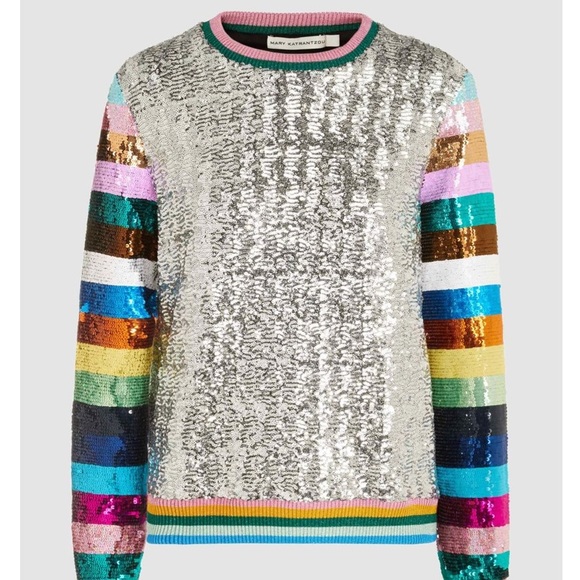 Mary Katrantzou Magpie Sequin Sweater - Picture 4 of 7
